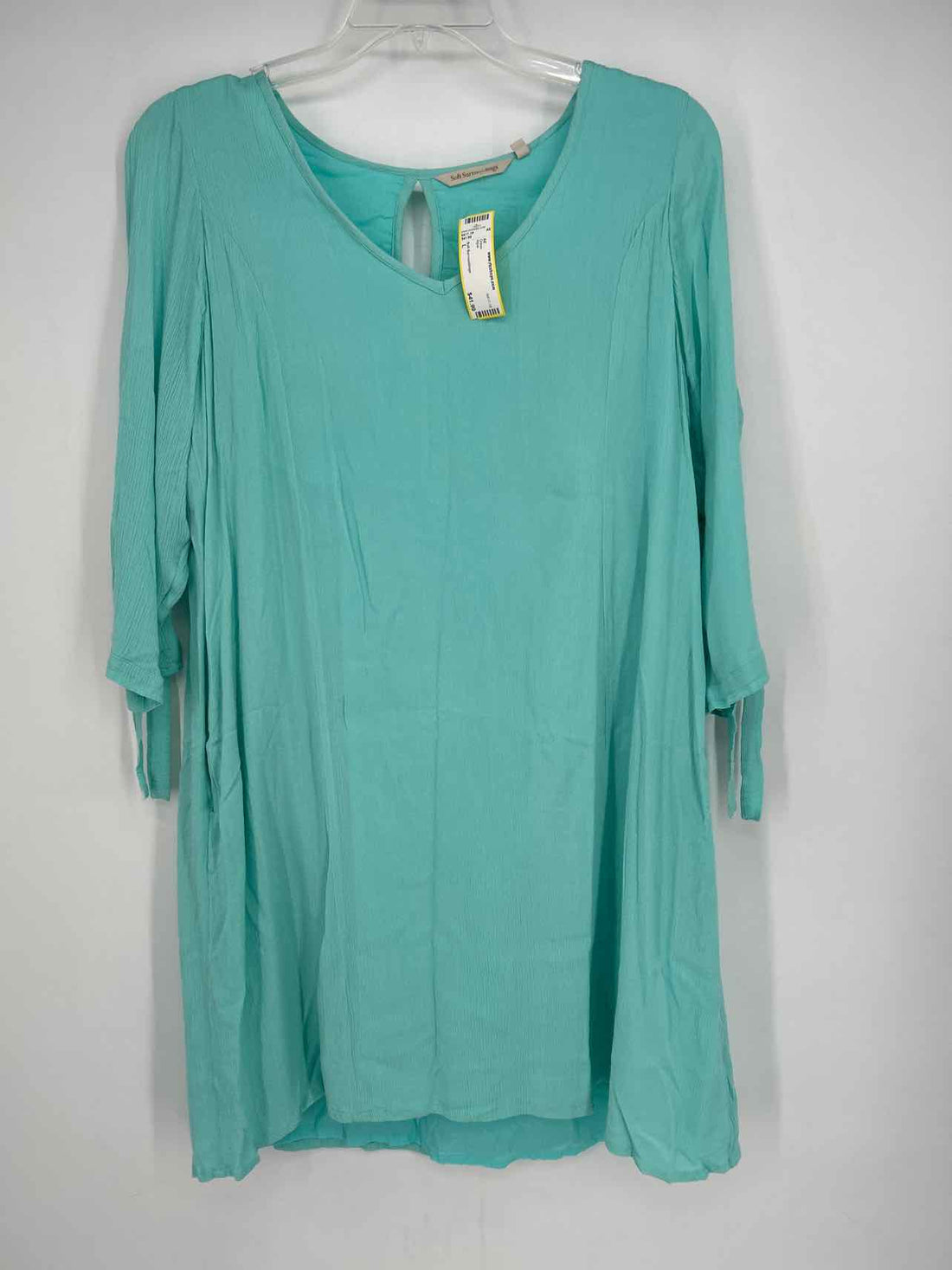 Soft Surroundings Size L Aqua Dress