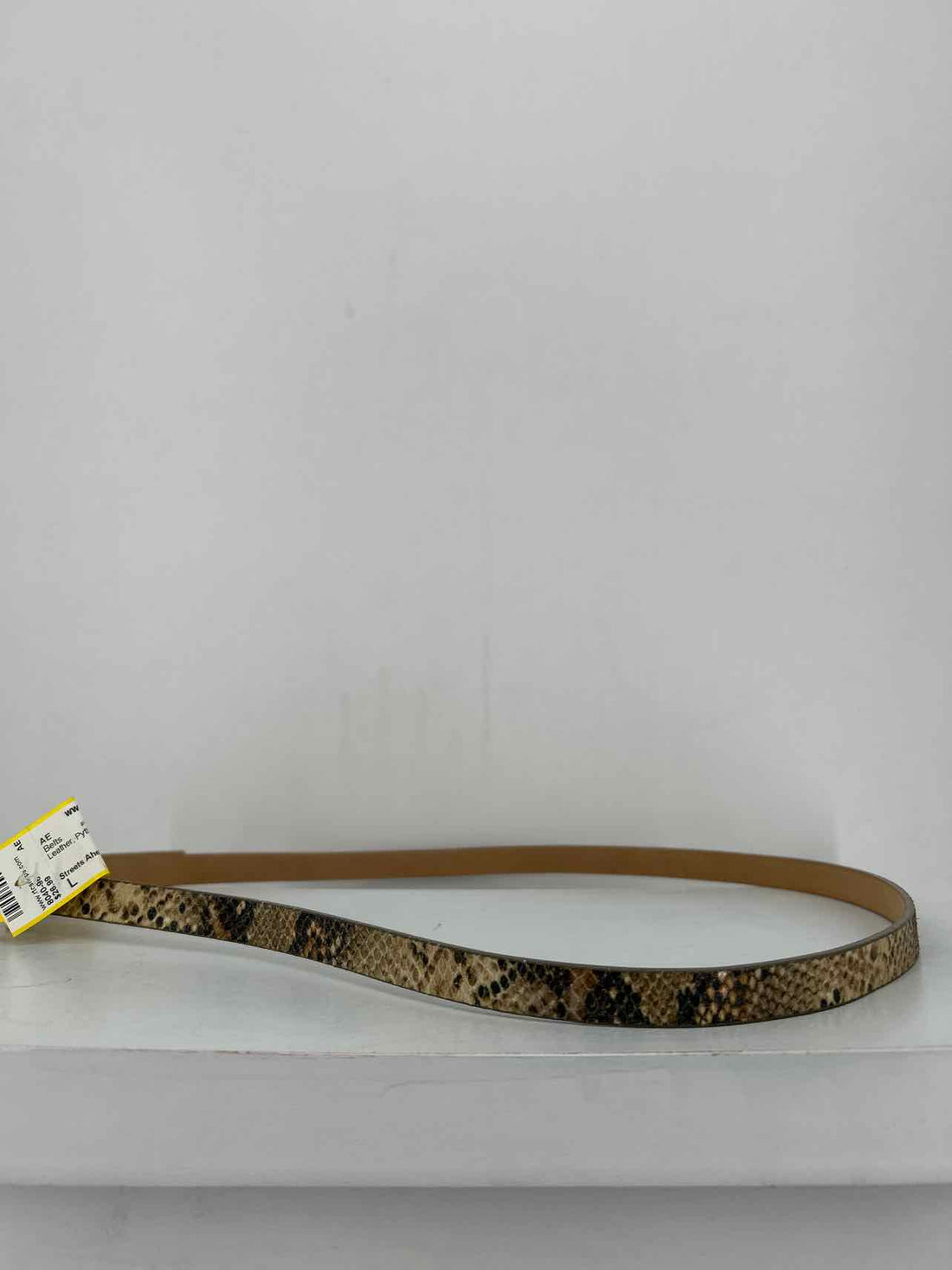 Streets Ahead Size L Leather Python Belts