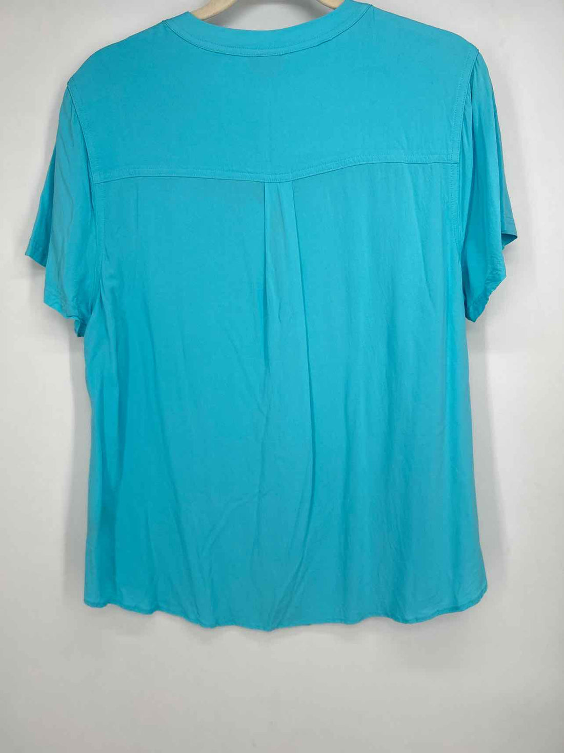 Torrid Size 0/L Aqua Short Sleeve