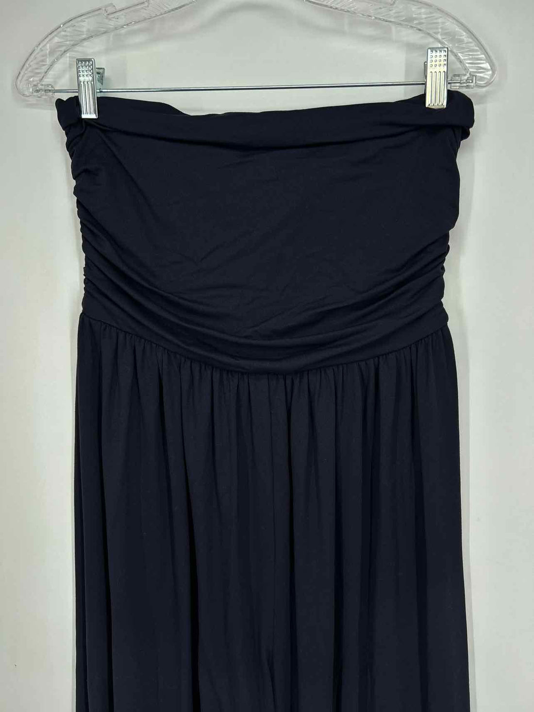 Susana Monaco Size M Navy Strapless Jumpsuit