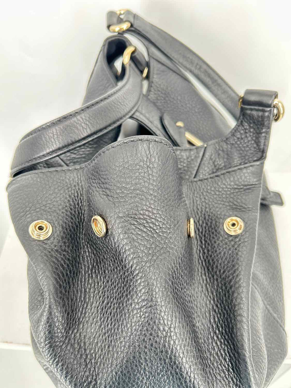Gucci Black Pebbled Leather LUXURY