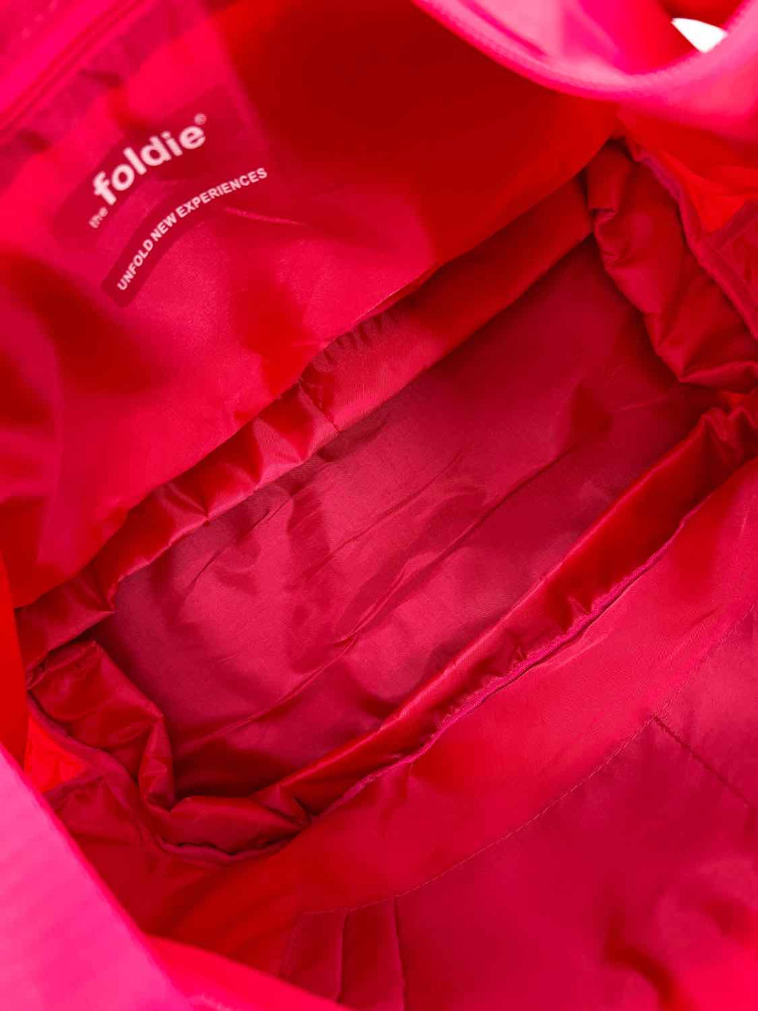 the foldie Hot Pink Nylon NWT Duffel