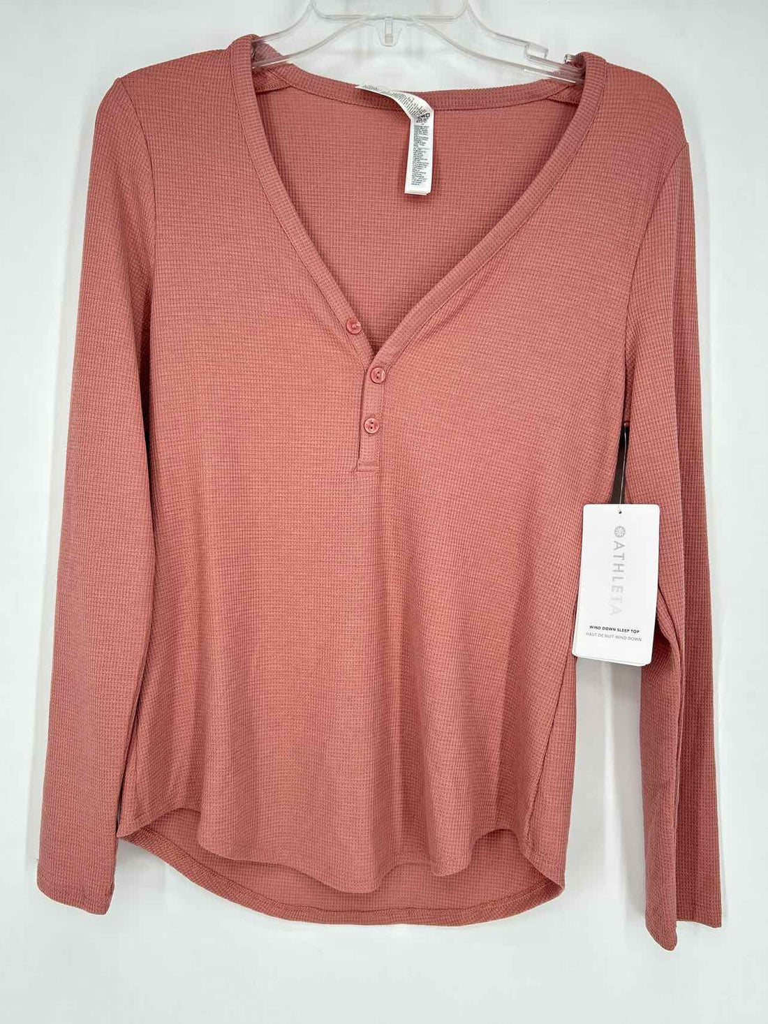 Athleta Size S Dusty Pink NWT Long Sleeve
