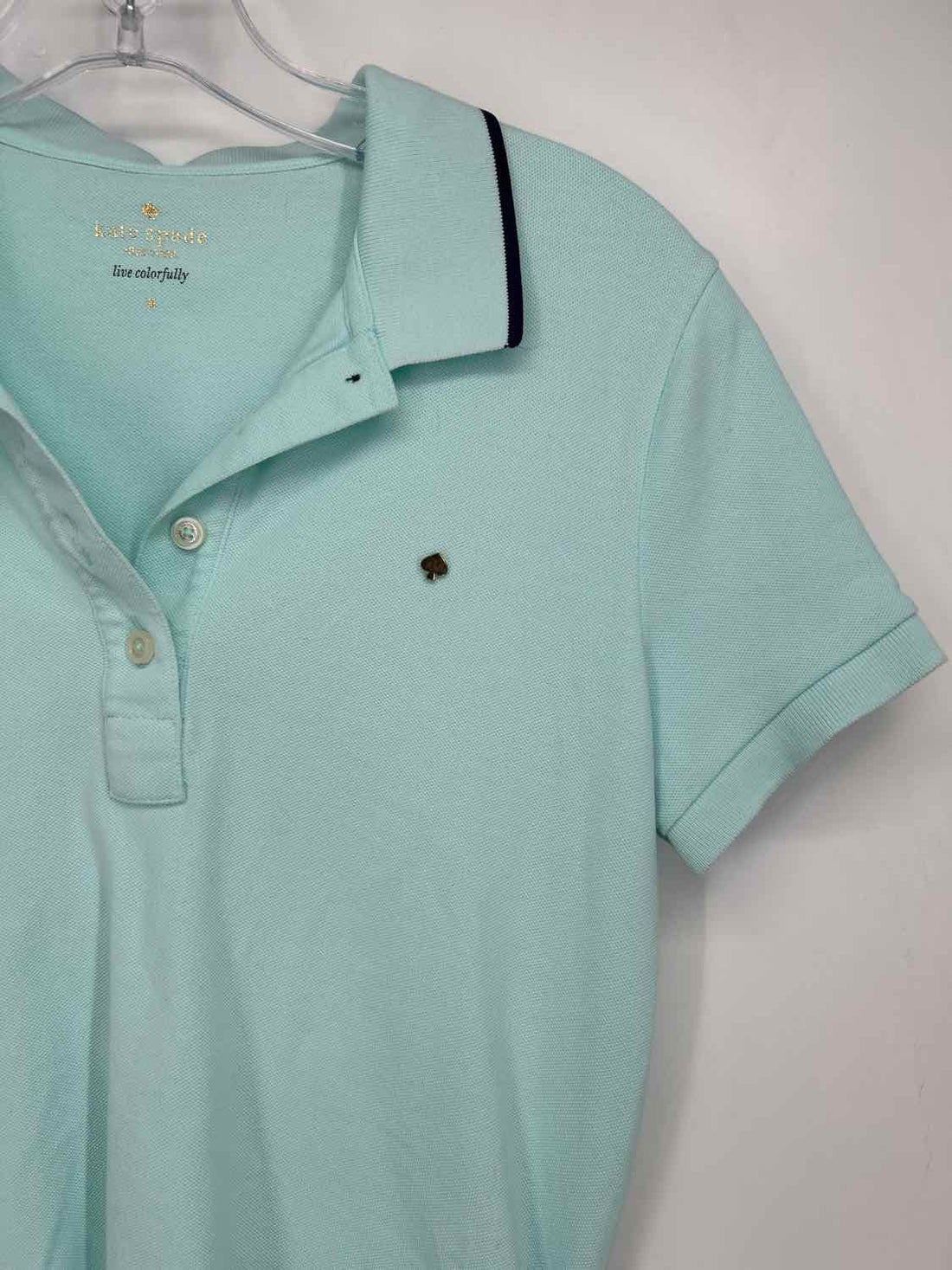 Kate Spade Size M Light Blue Short Sleeve