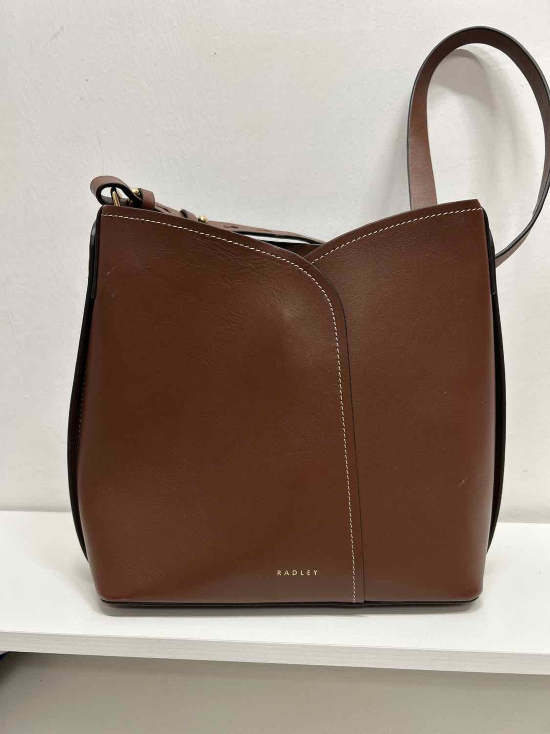 Radley London Brown Leather Pre Owned Crossbody