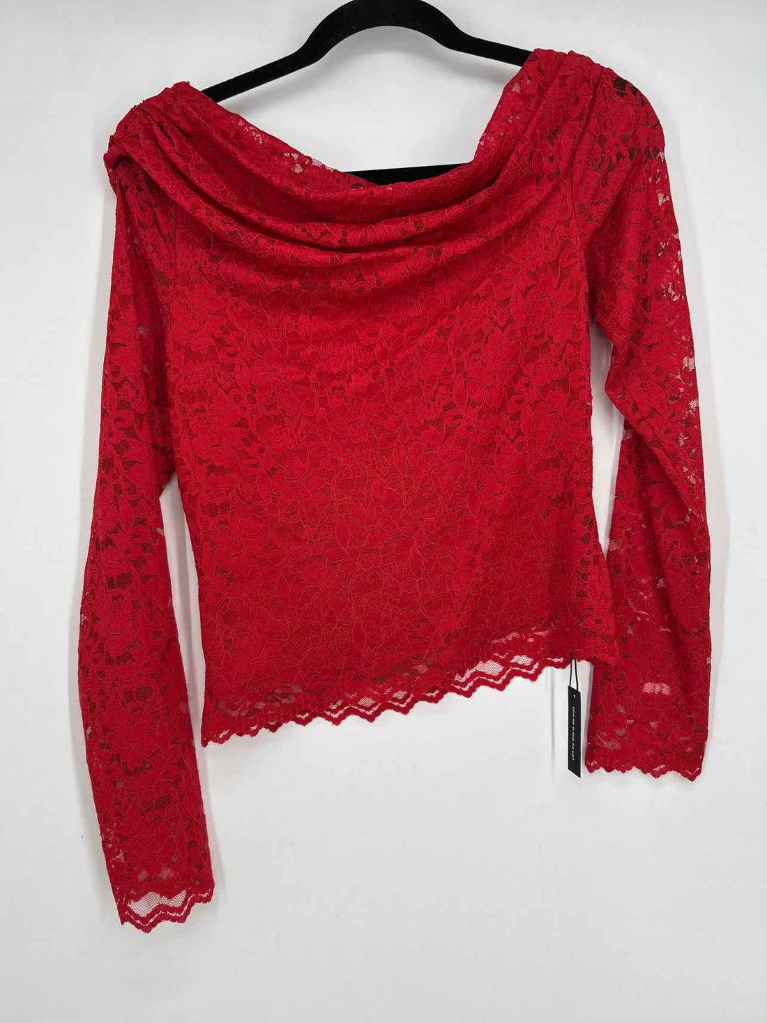 AFRM Size L Red Lace NWT Long Sleeve