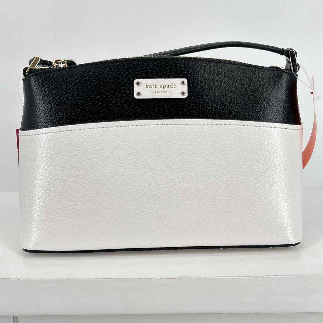 Kate Spade Black & White Leather NWT Crossbody