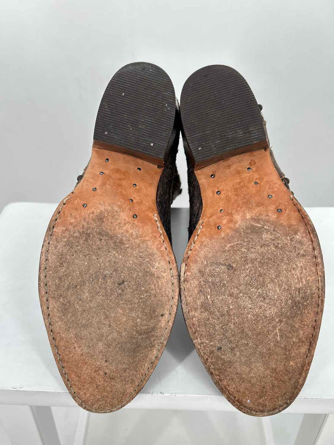 Frye Deborah Star Studded Women Size 7 Brown Ankle Boot