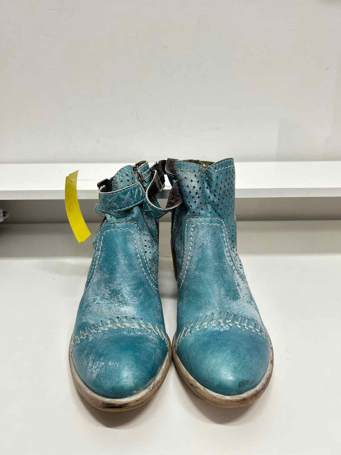 Roan by Bedstu Women Size 7 Teal New Leather Ankle Boot