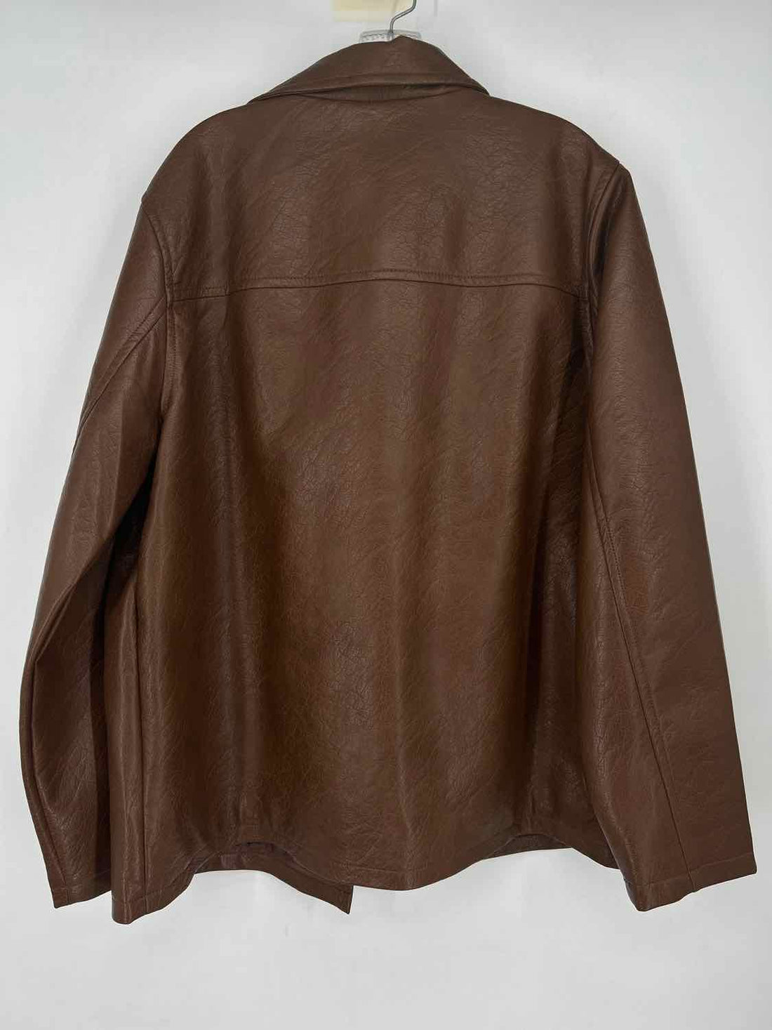 Urban Outfitters Size XL Brown Faux Leather Jacket