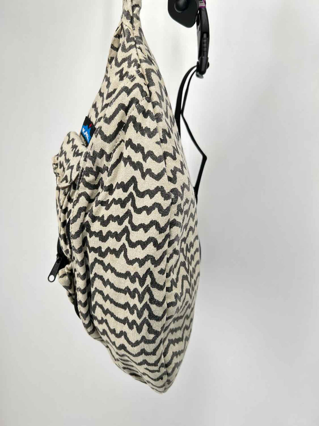 Kavu Brown Print Canvas Backpack