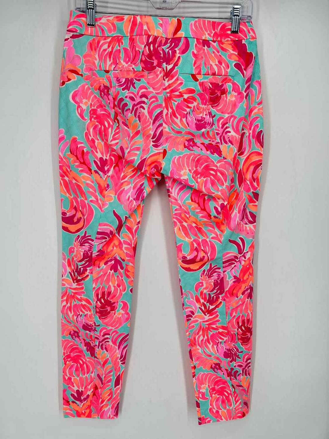 Lilly Pulitzer 4 Aqua orange & pink print Lilly Pulitzer Pants