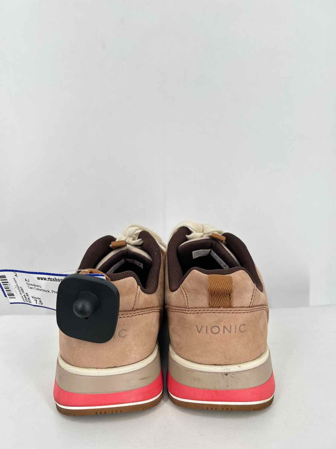 Vionic Women Size 7.5 Tan Colorblock Sneakers