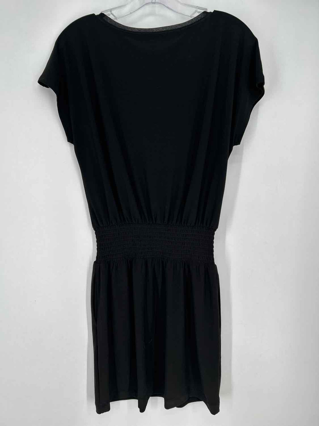 White House Black Market Size XXS Black Short Sleeve Dress