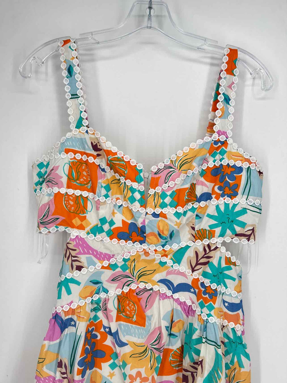 Impressions Size L Off White Print NWT Dress