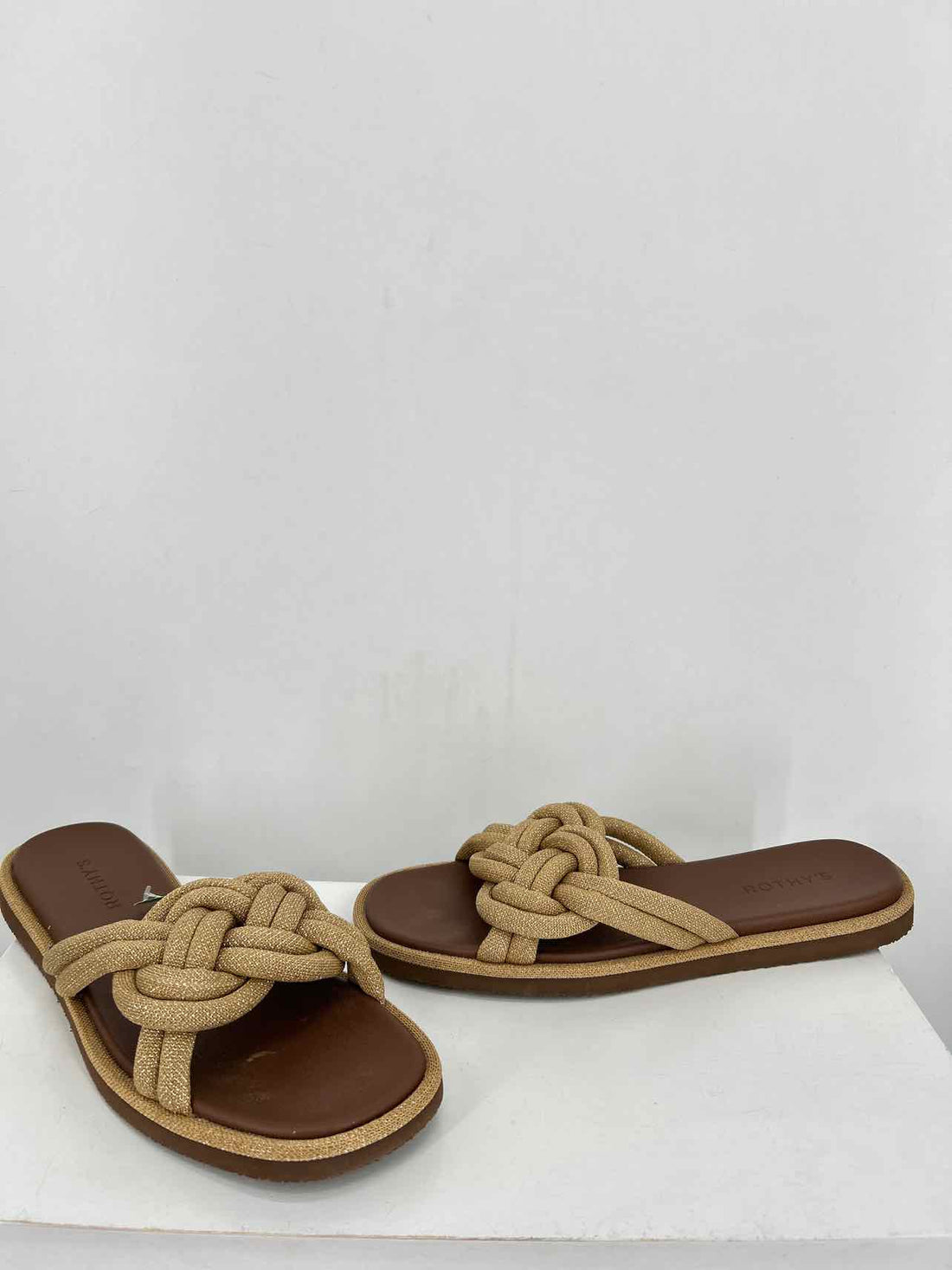Rothys Women Size 10.5 Gold Sandals