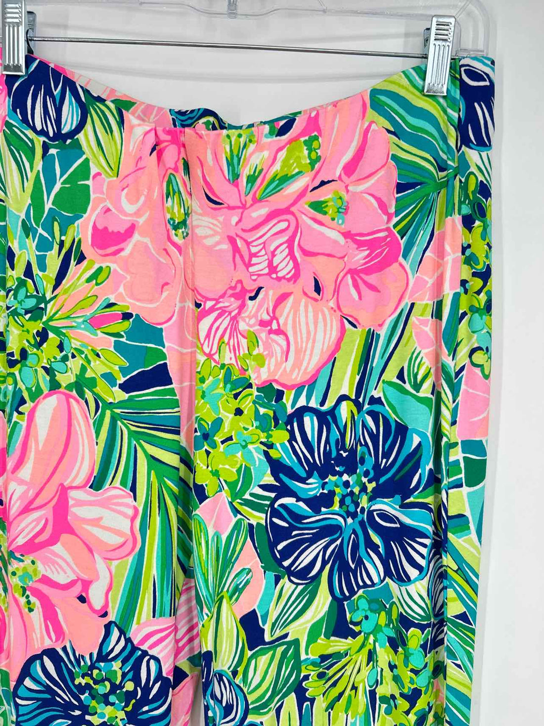 Lilly Pulitzer M Green & Pink Floral Lilly Pulitzer Pants