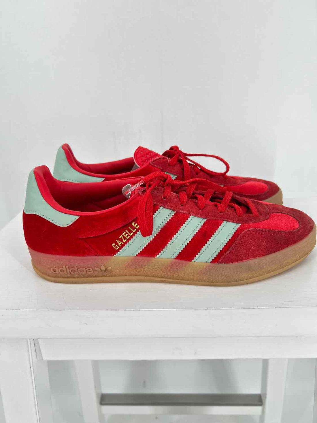 Adidas Gazelle Women Size 8.5 Red Sneakers