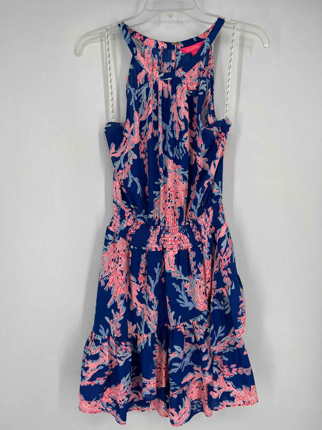 Lilly Pulitzer 8 Navy Print Sleeveless Lilly Pulitzer Dress