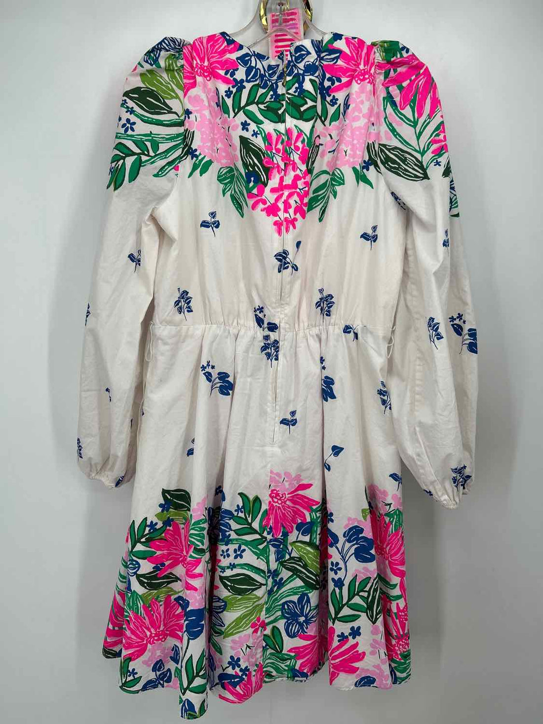 Lilly Pulitzer 6 White Floral Long Sleeve Lilly Pulitzer Dress