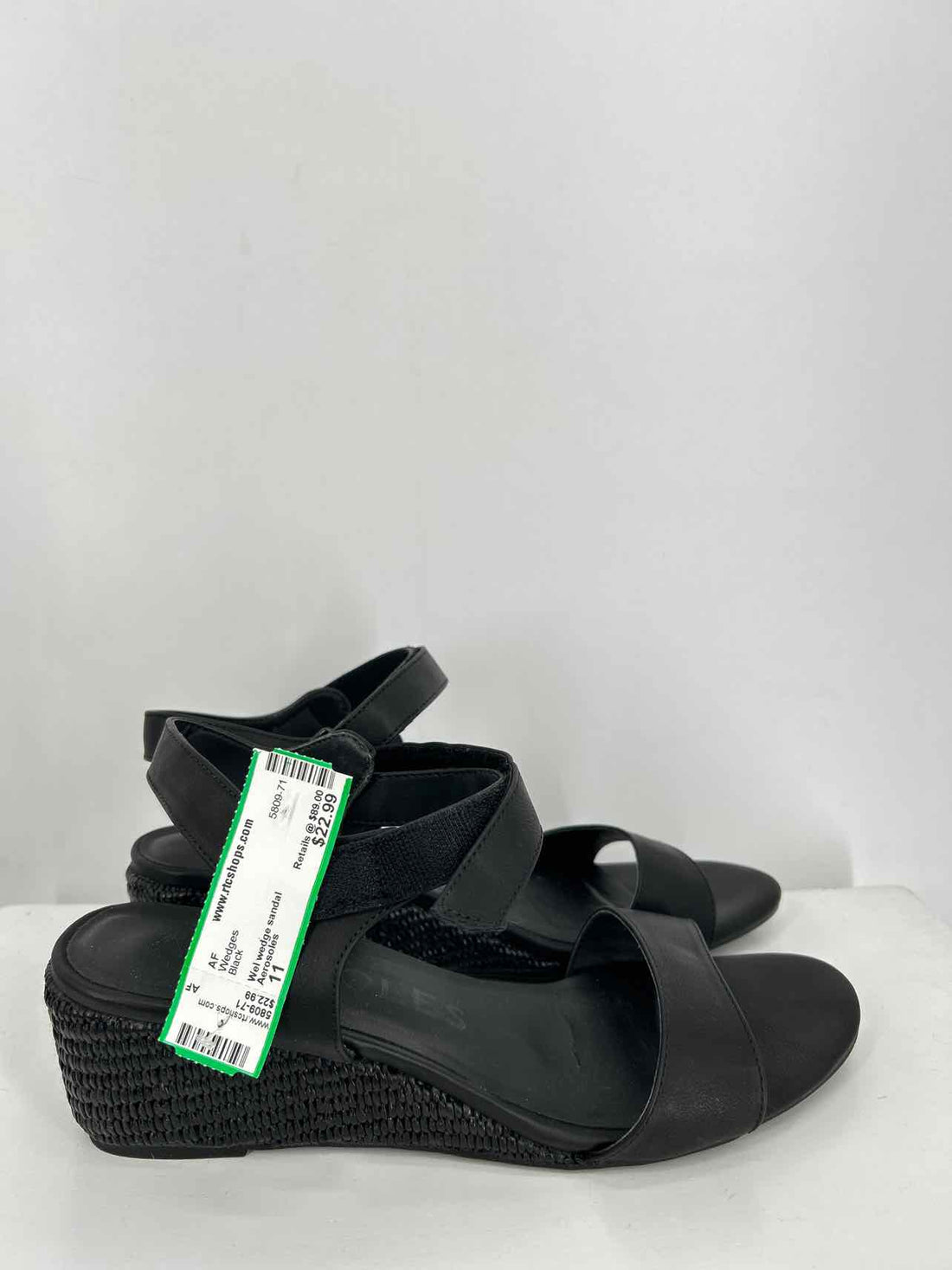 Aerosoles Women Size 11 Black Wedges