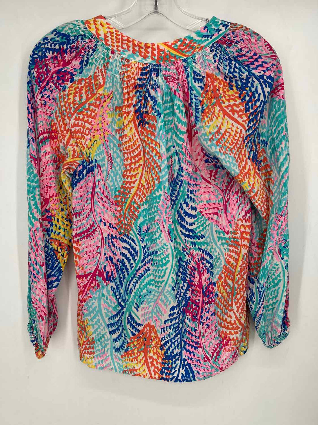 Lilly Pulitzer XS Multi Silk 100% Lilly Pulitzer Top