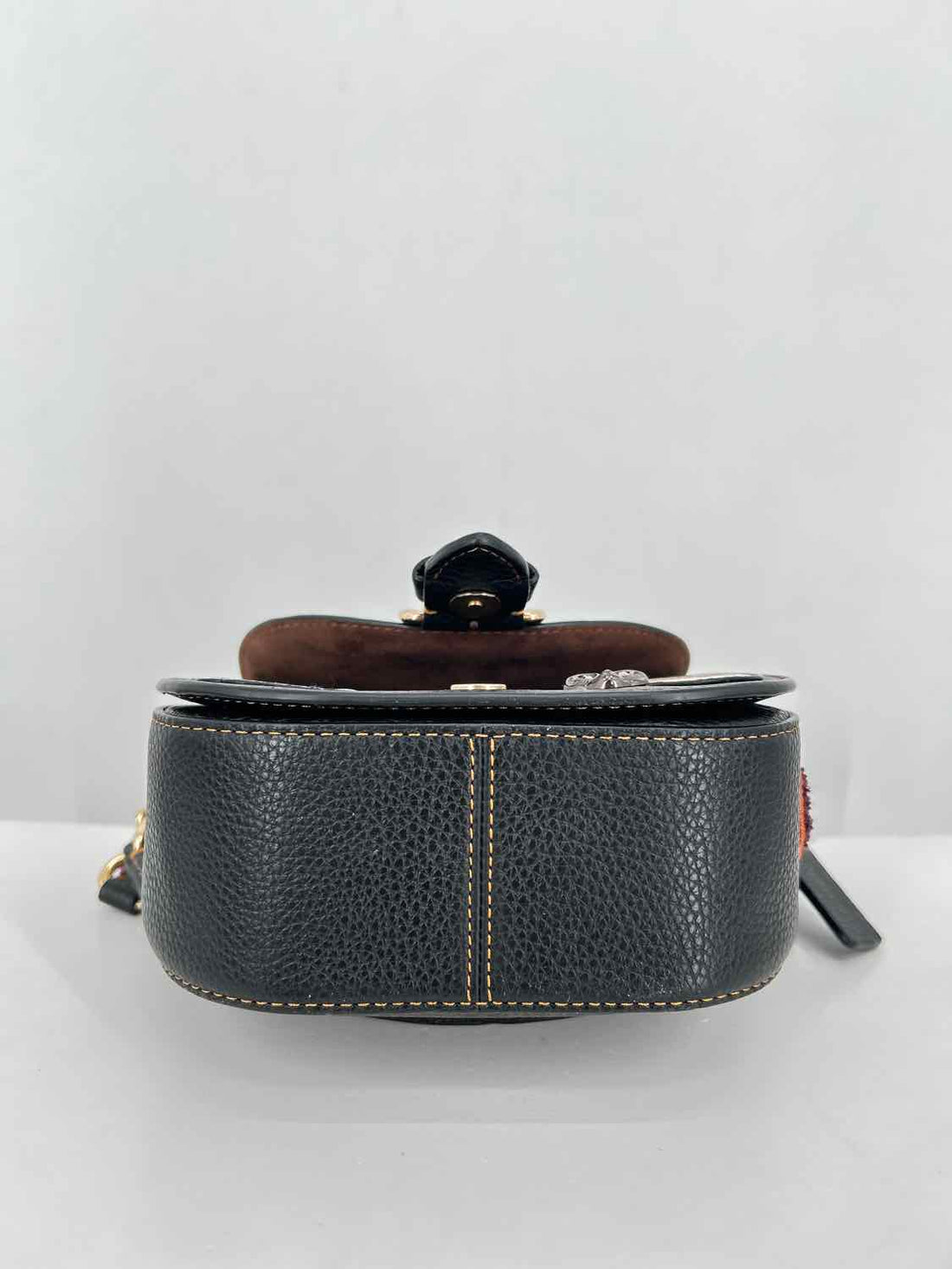 Coach Monogram Leather Pre Owned Crossbody