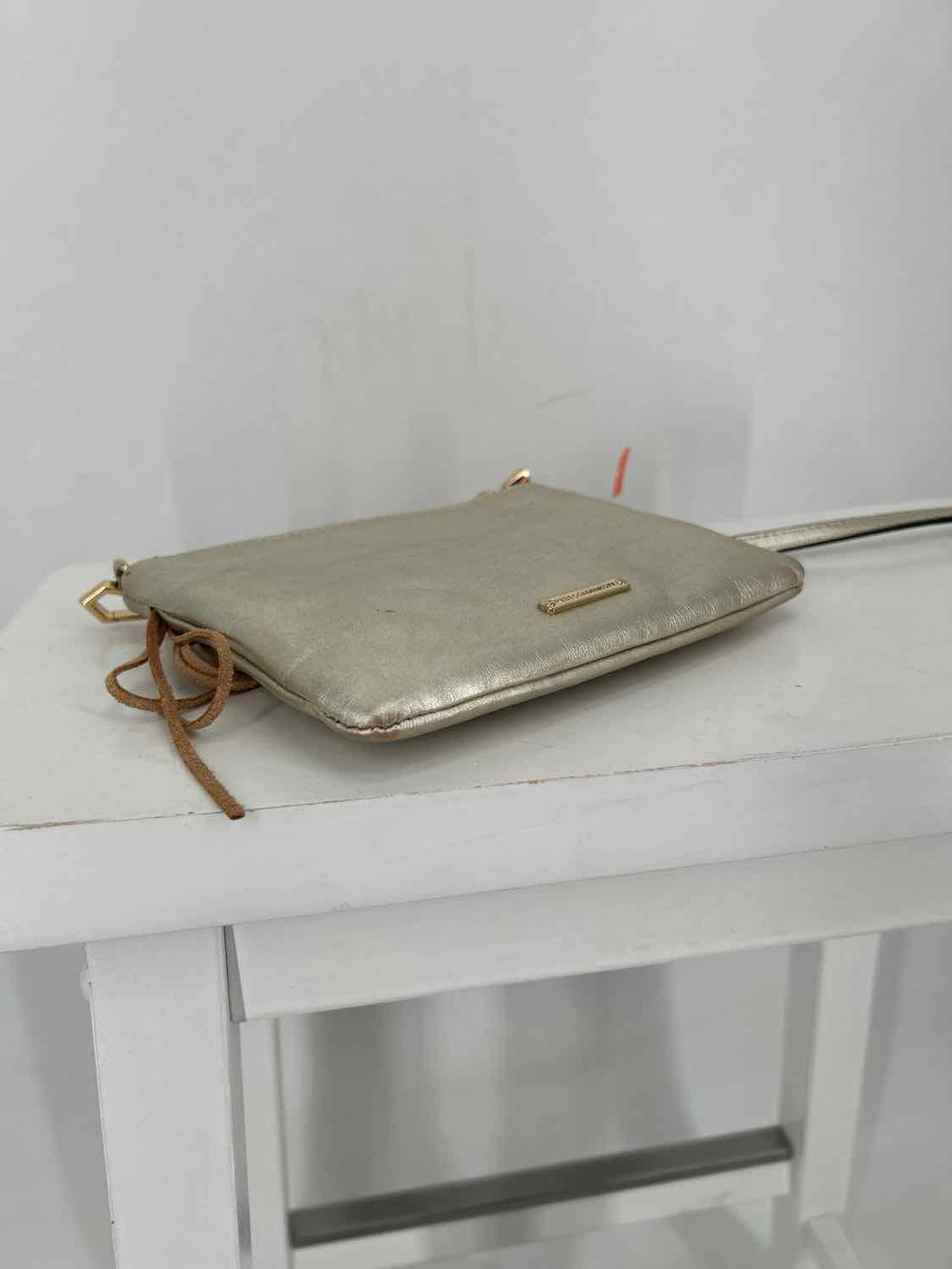 Rebecca Minkoff Gold Leather Pre Owned Crossbody