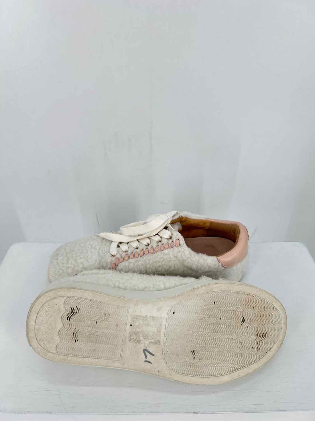 Jack Rogers Women Size 6 White &amp; Pink Sneakers