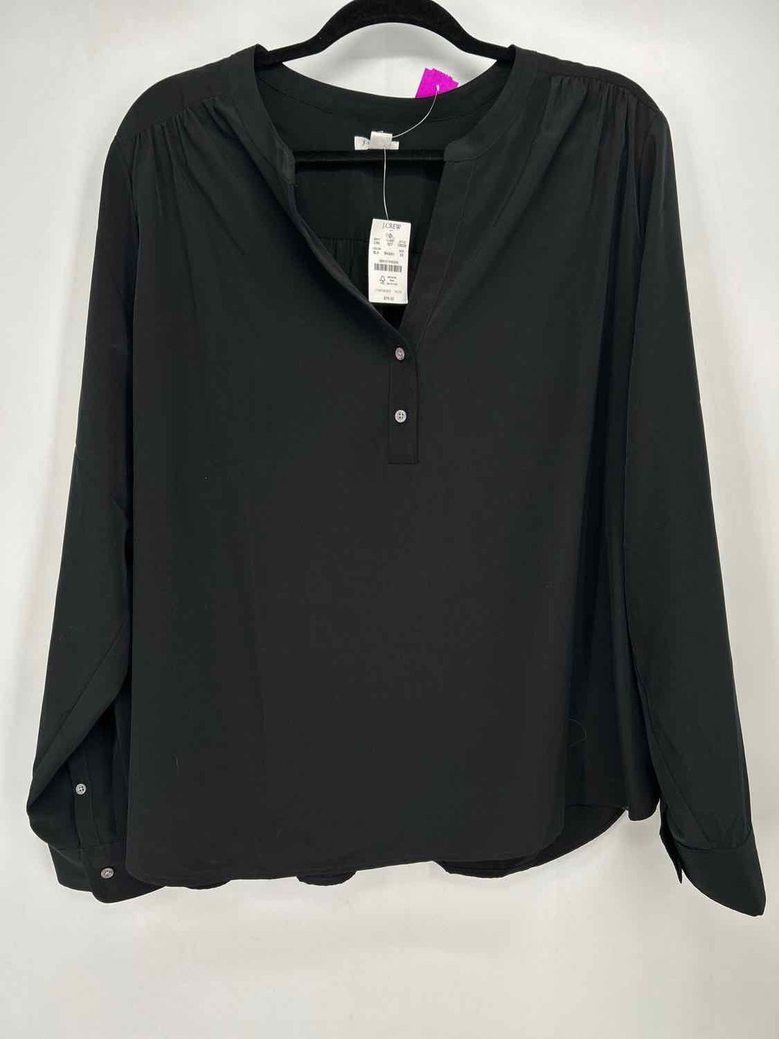 J Crew Size 3X Black NWT Top/Blouse