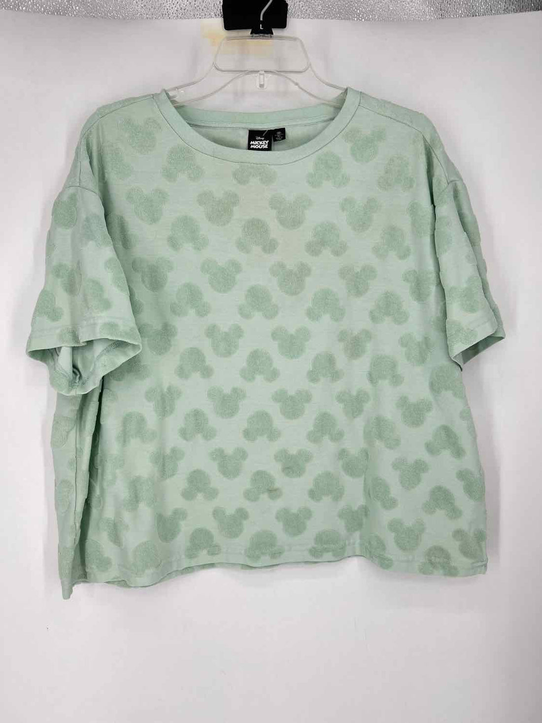 Mickey Mouse Size XL Seafoam Short Sleeve