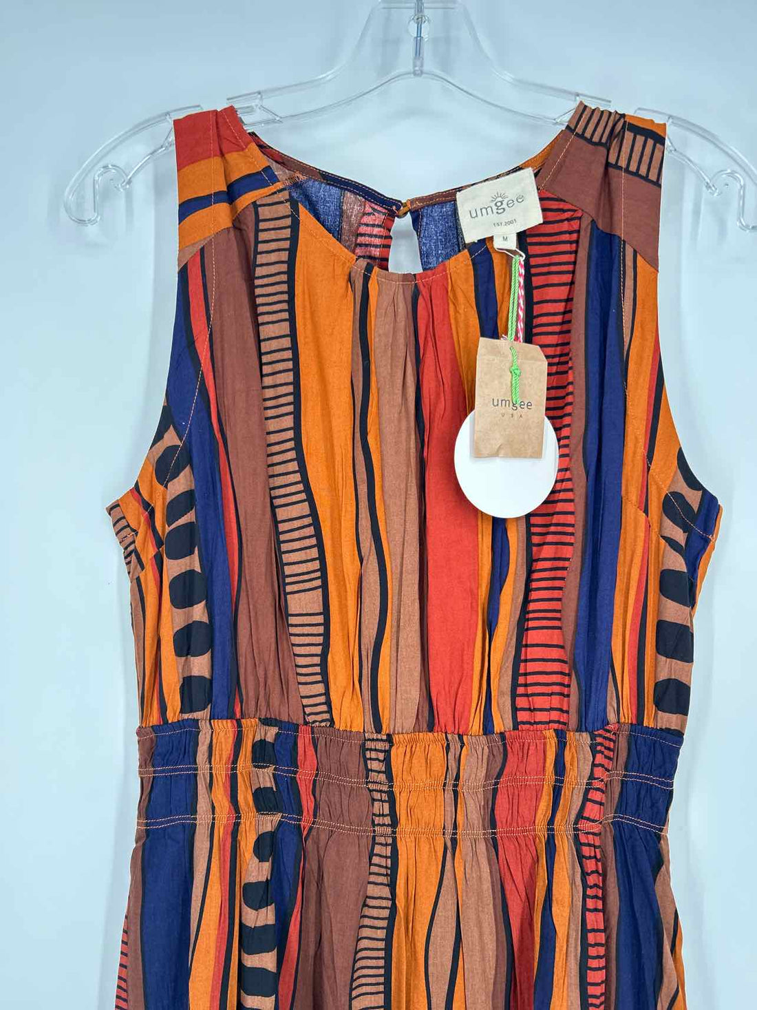 Umgee Size M Brown & Orange NWT Dress