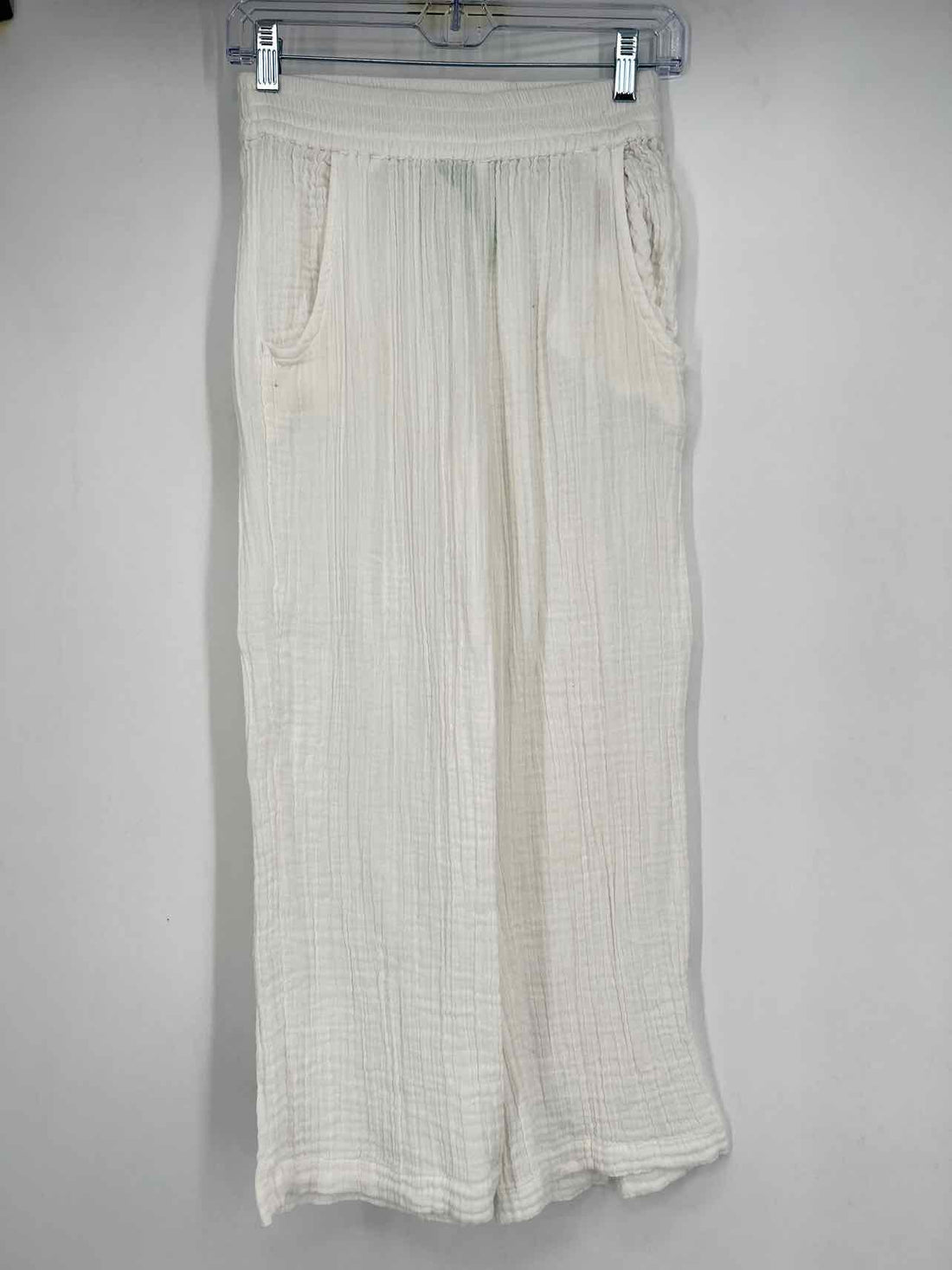 Rip Curl Size XS White Double Gauze Pants
