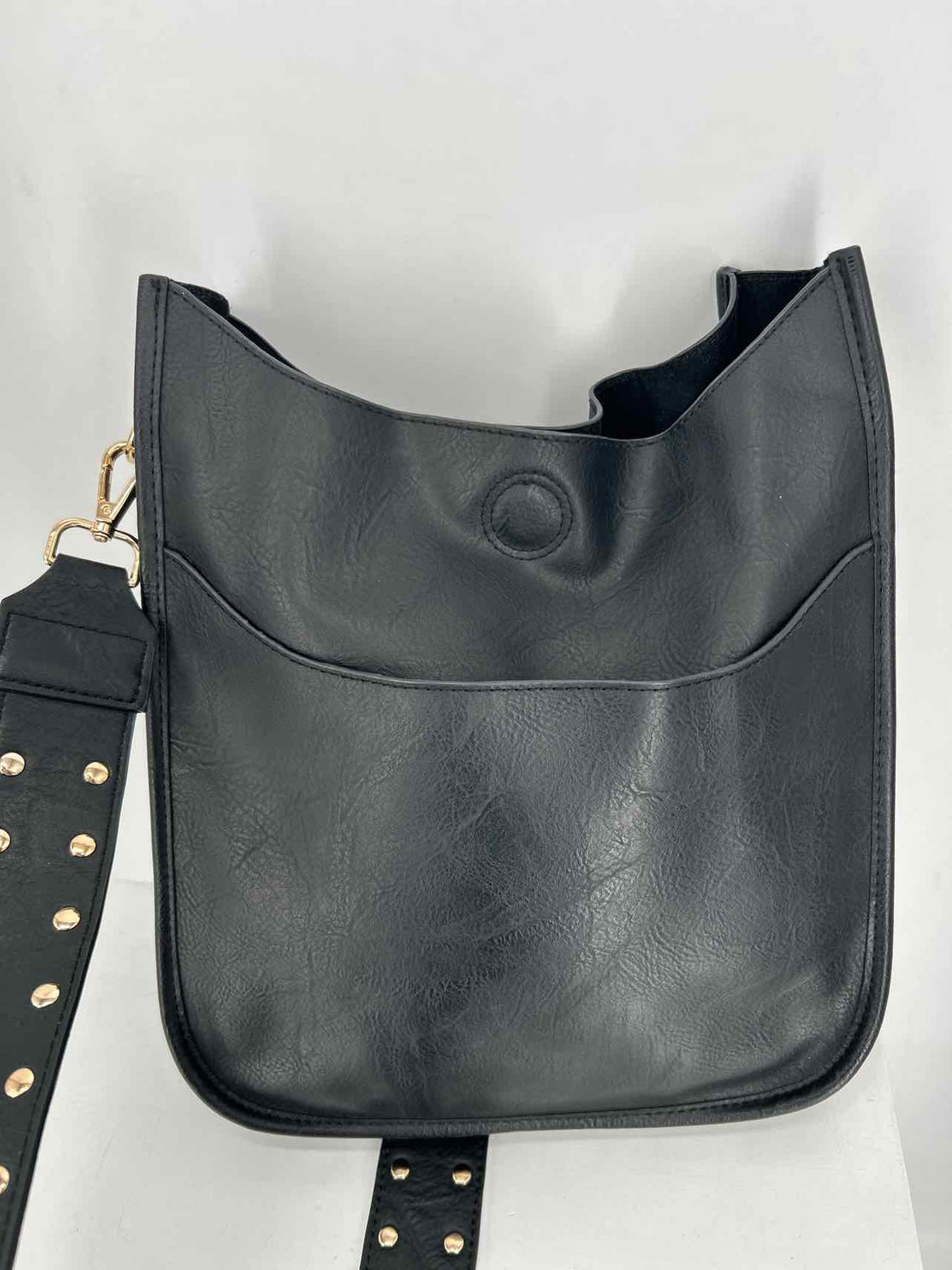 Bags by Pinafore Black Vegan Leather Pre Owned Crossbody