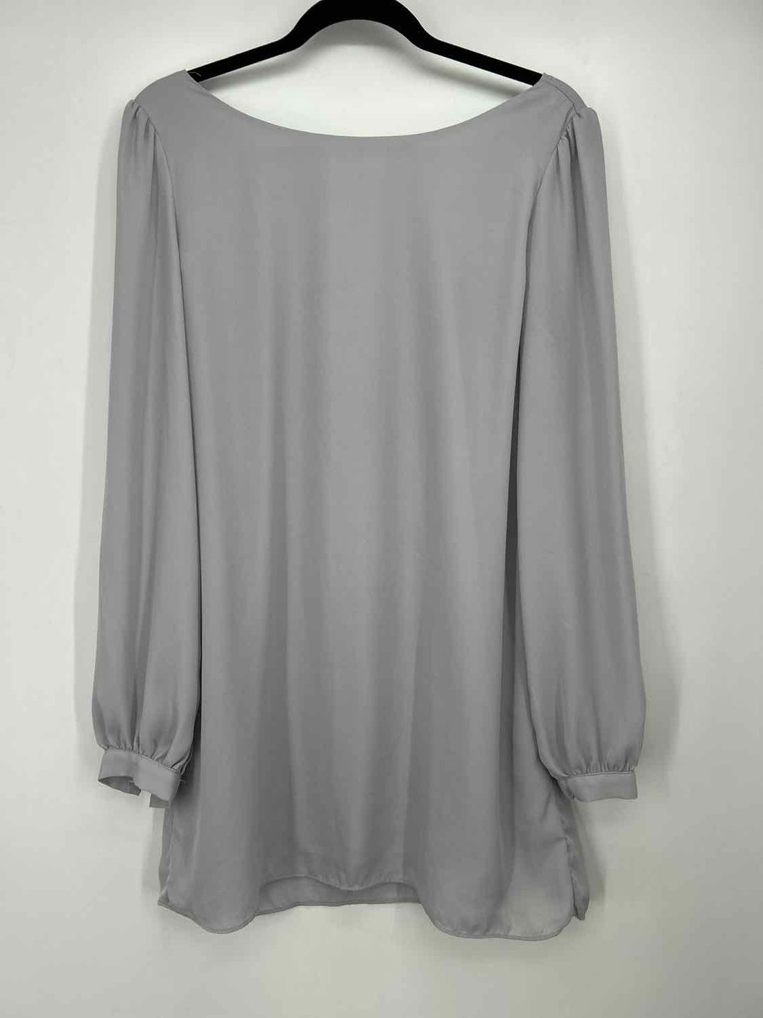 Lulus Size M Light Gray Long Sleeve Dress