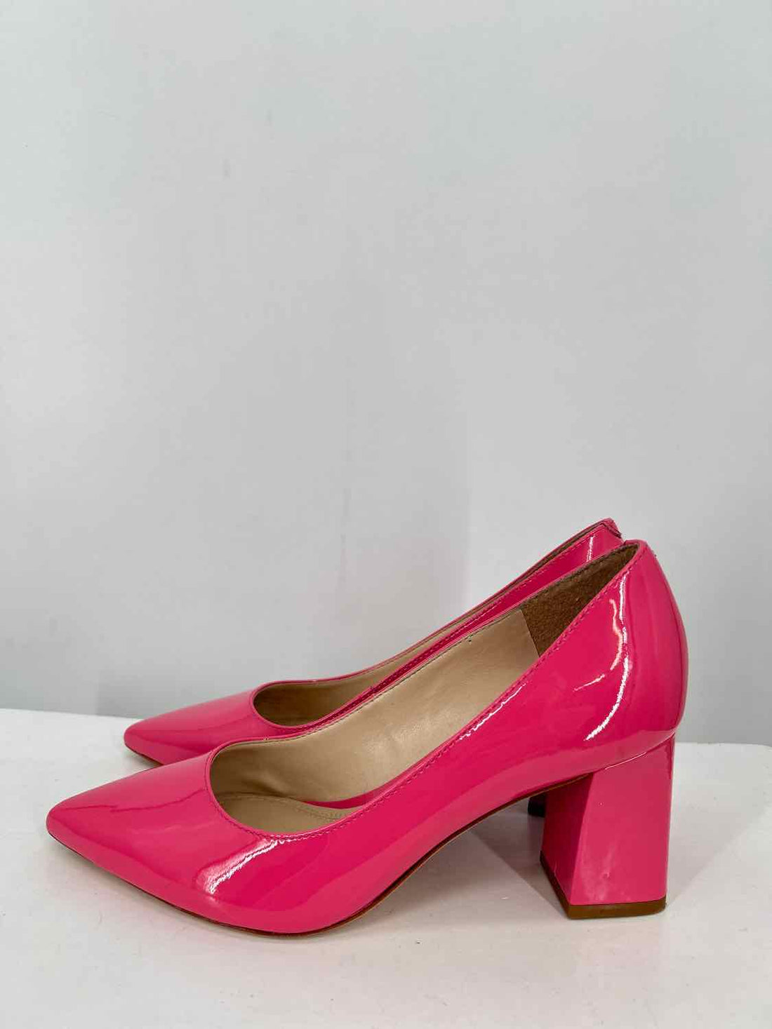 Marc Fisher Women Size 6 Pink Patent Leather Heels