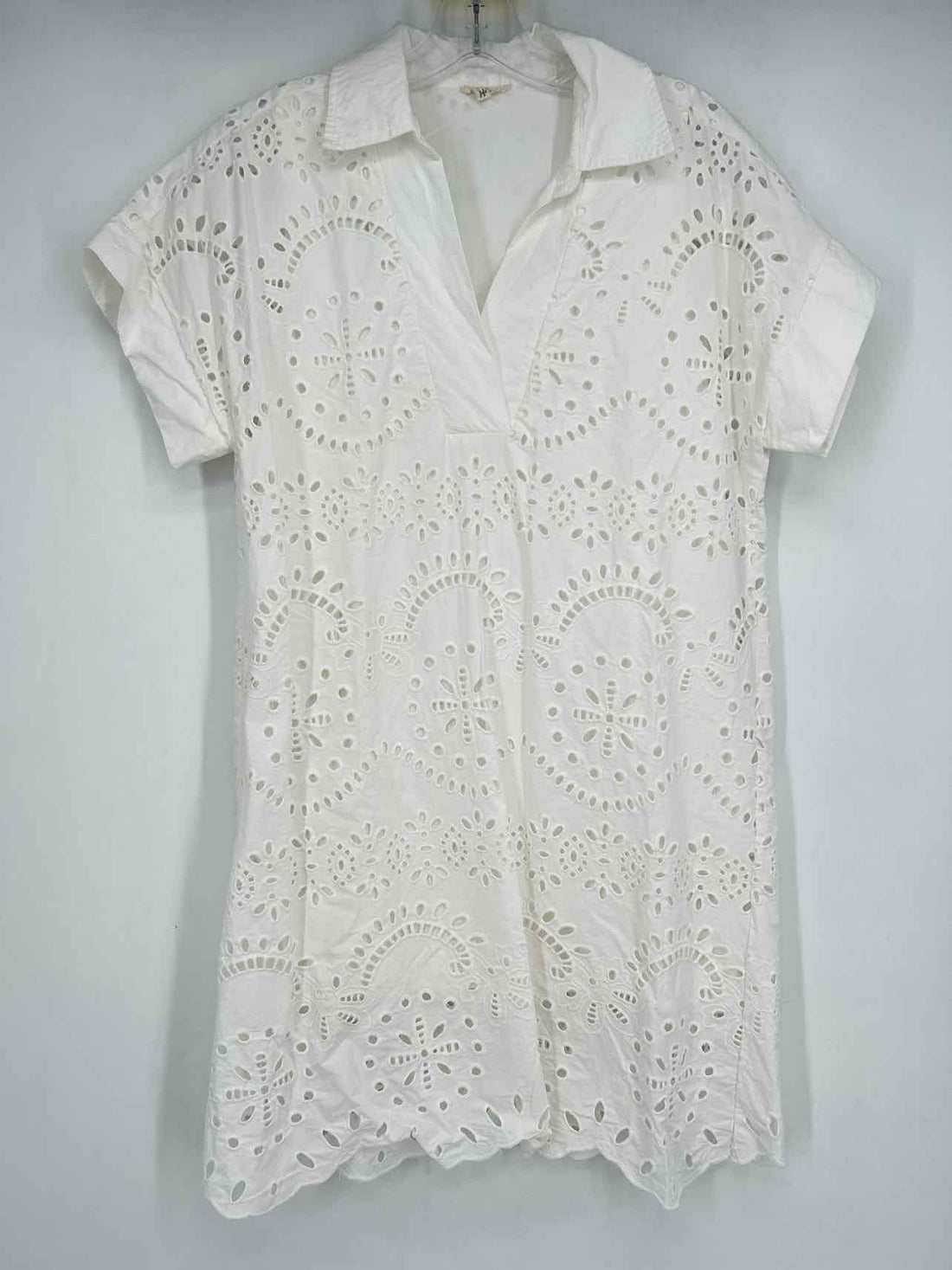 Jodifl Size S White Eyelet Dress