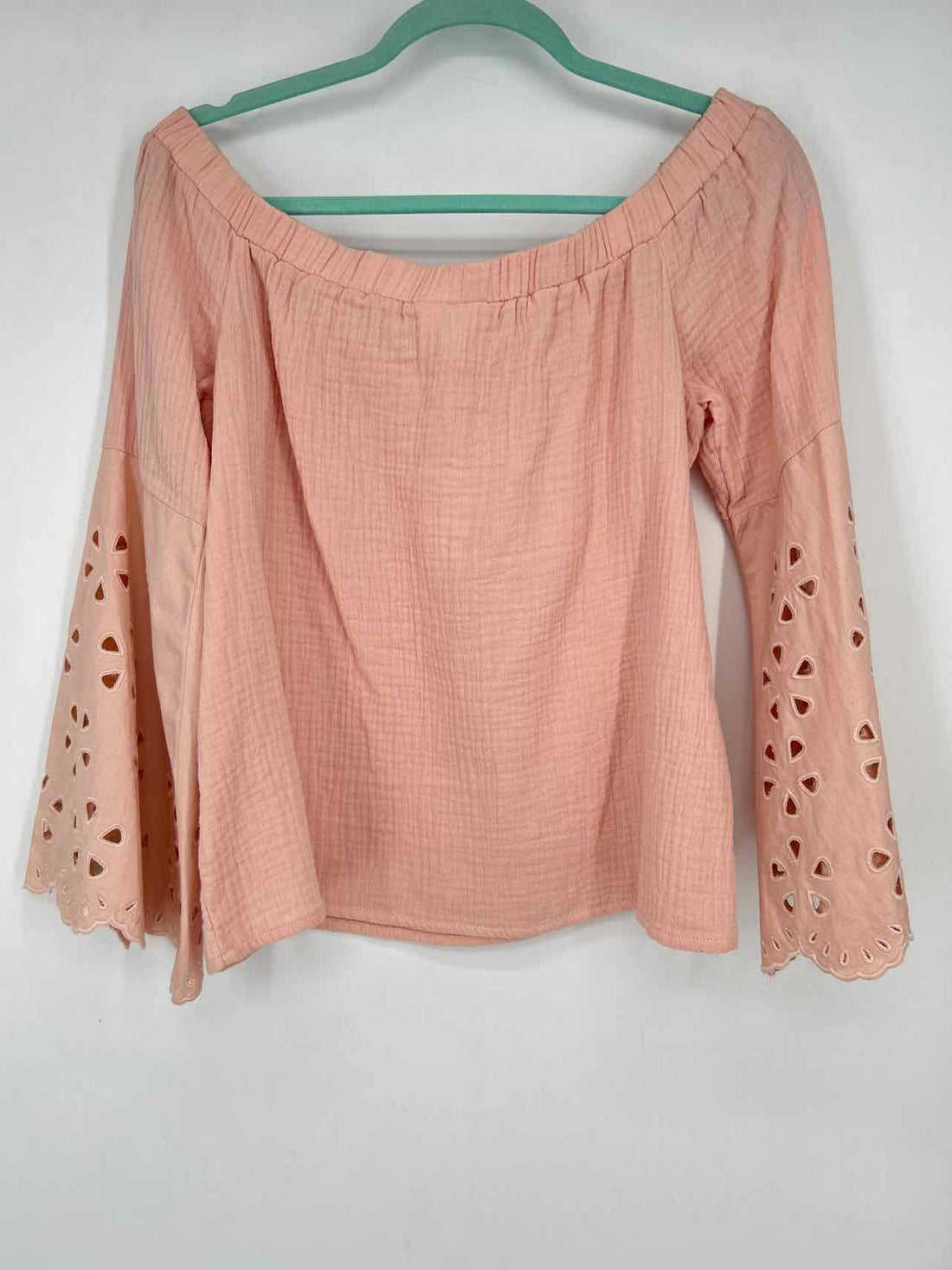 Shyanne Size M Light Pink Gauze Long Sleeve