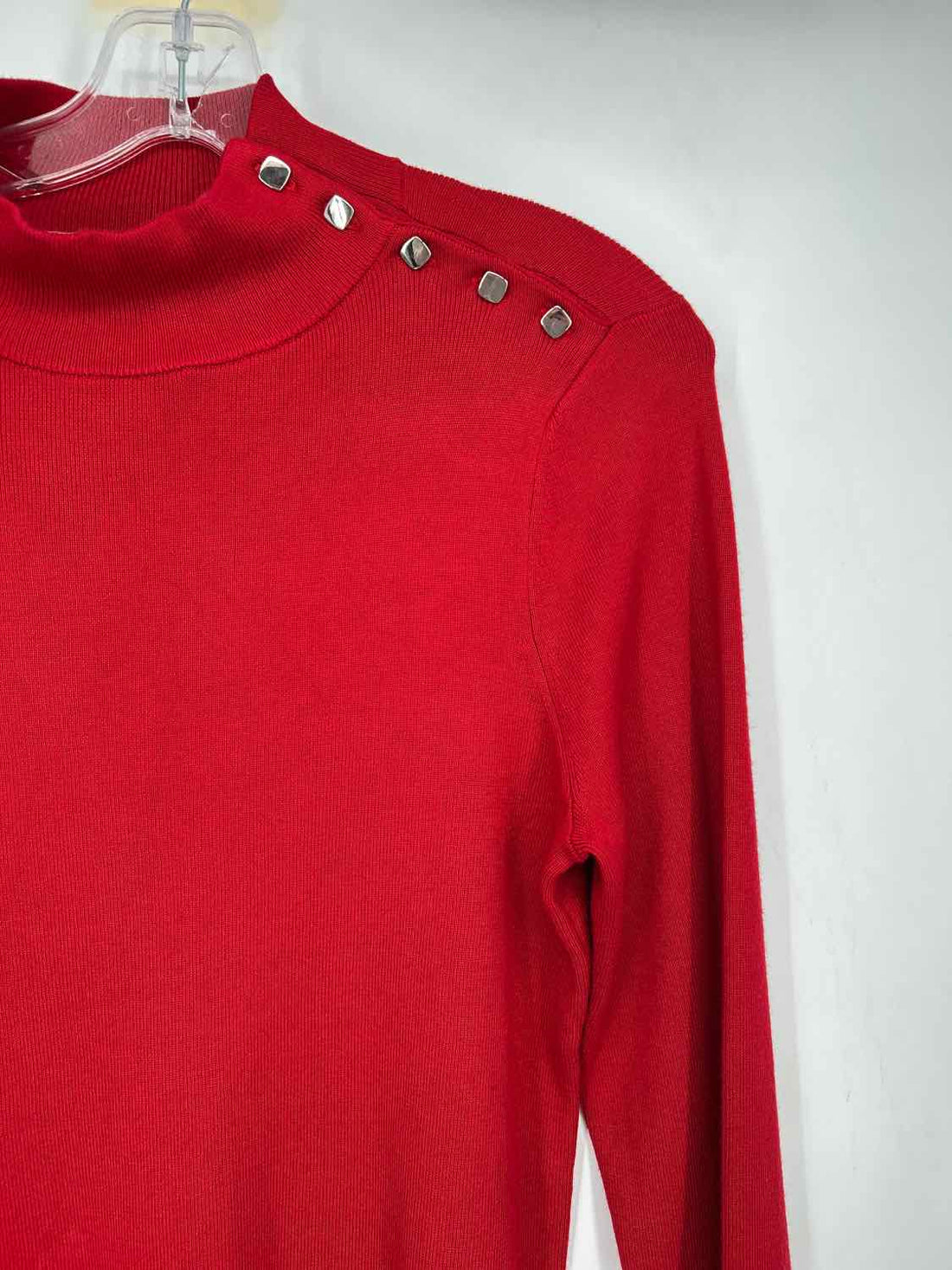 Chicos Size 1(M) Dark Red Sweater