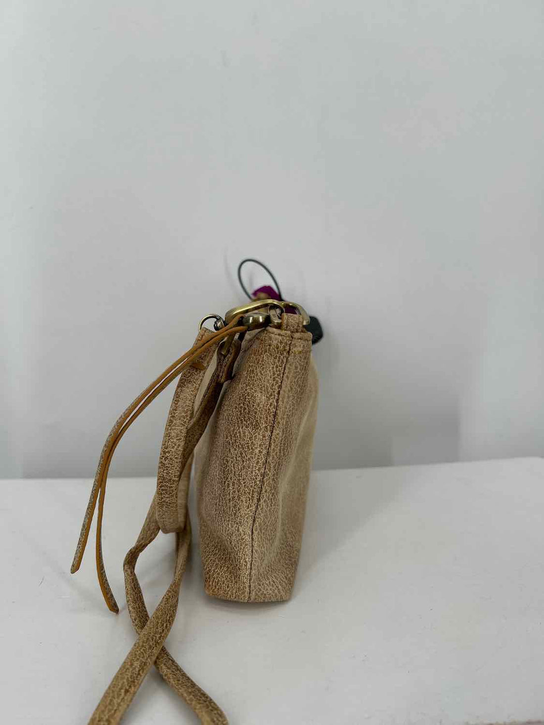 Hobo Gold Genuine Leather Crossbody