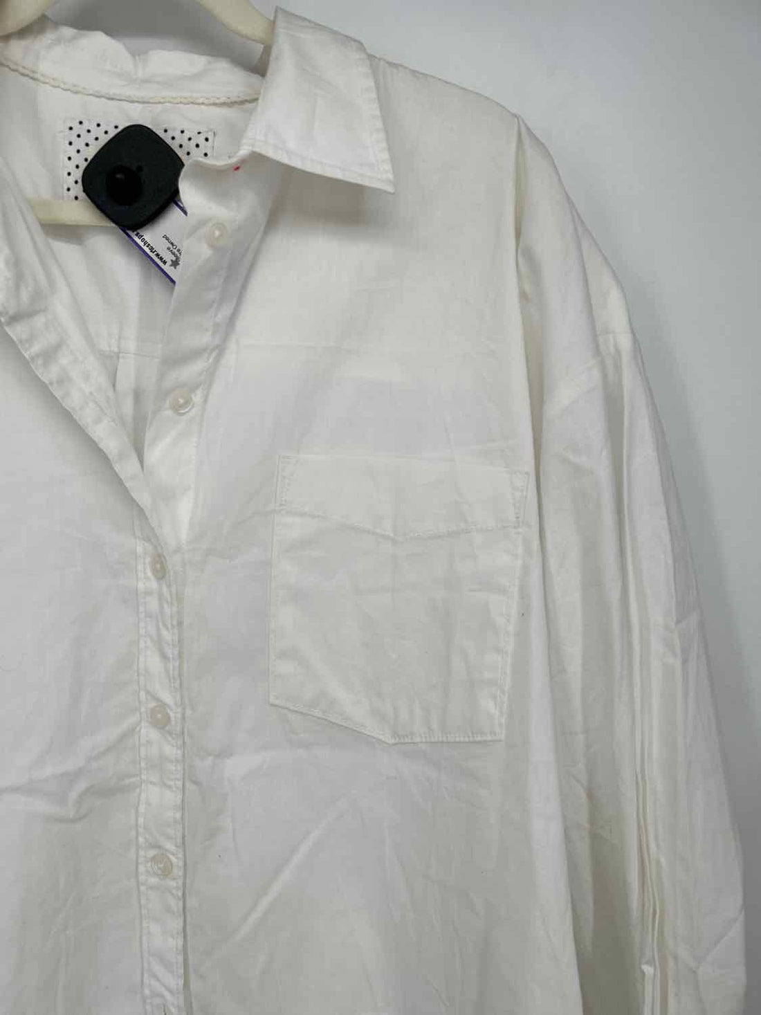 Maeve Size M White Long Sleeve