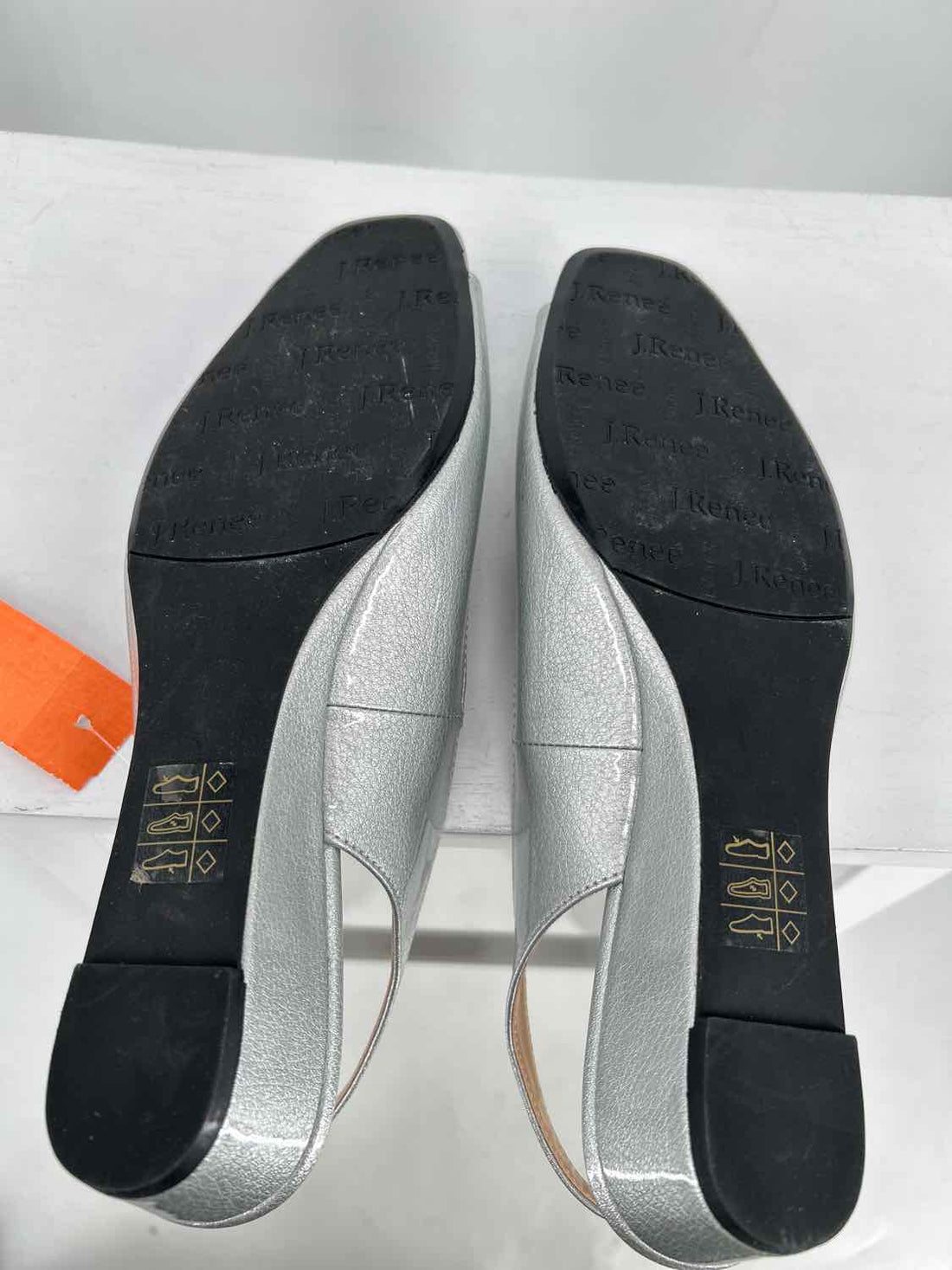 J Renee Women Size 9 Silver Sandals