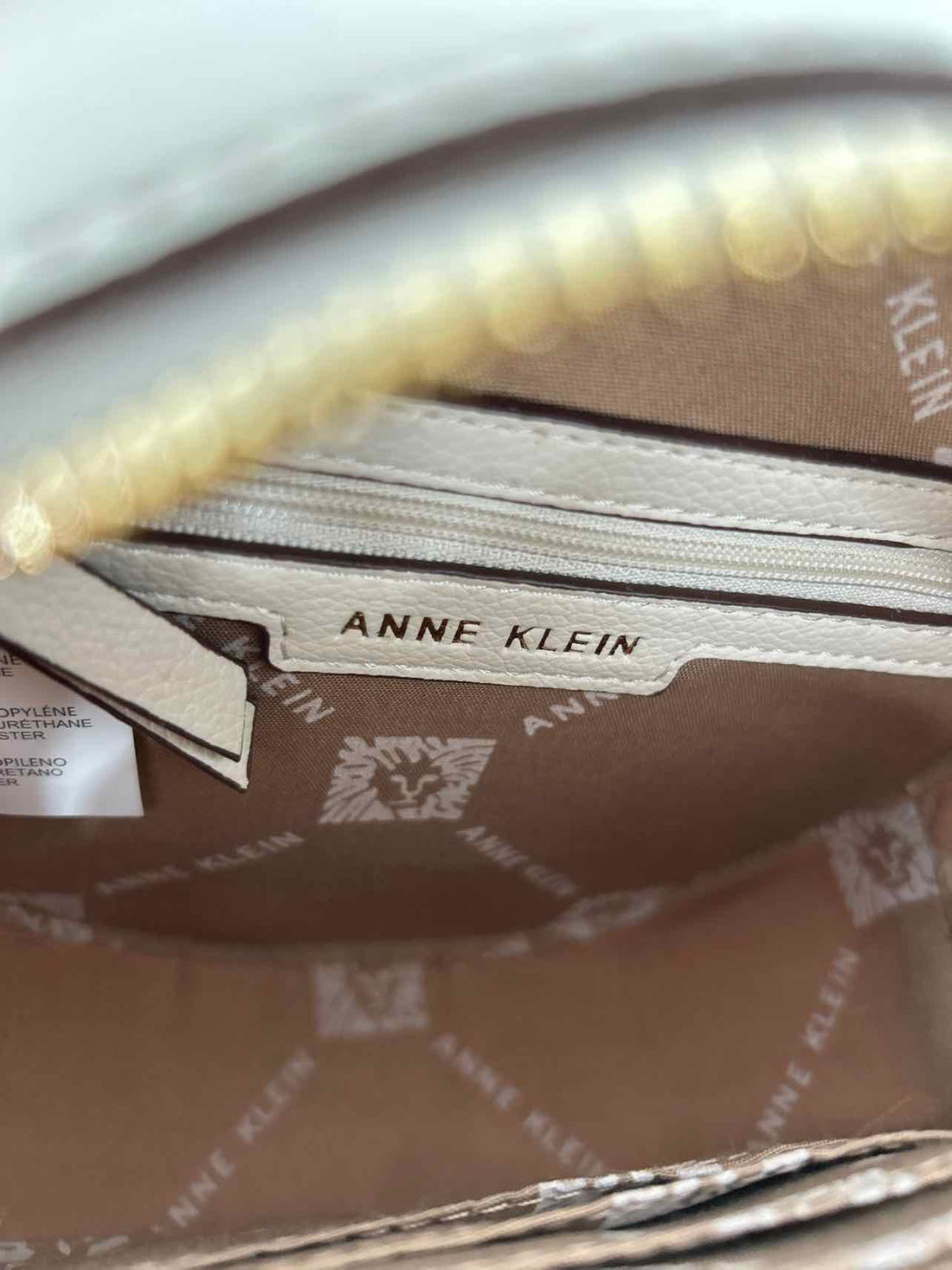 Anne Klein Beige Polyester Crossbody