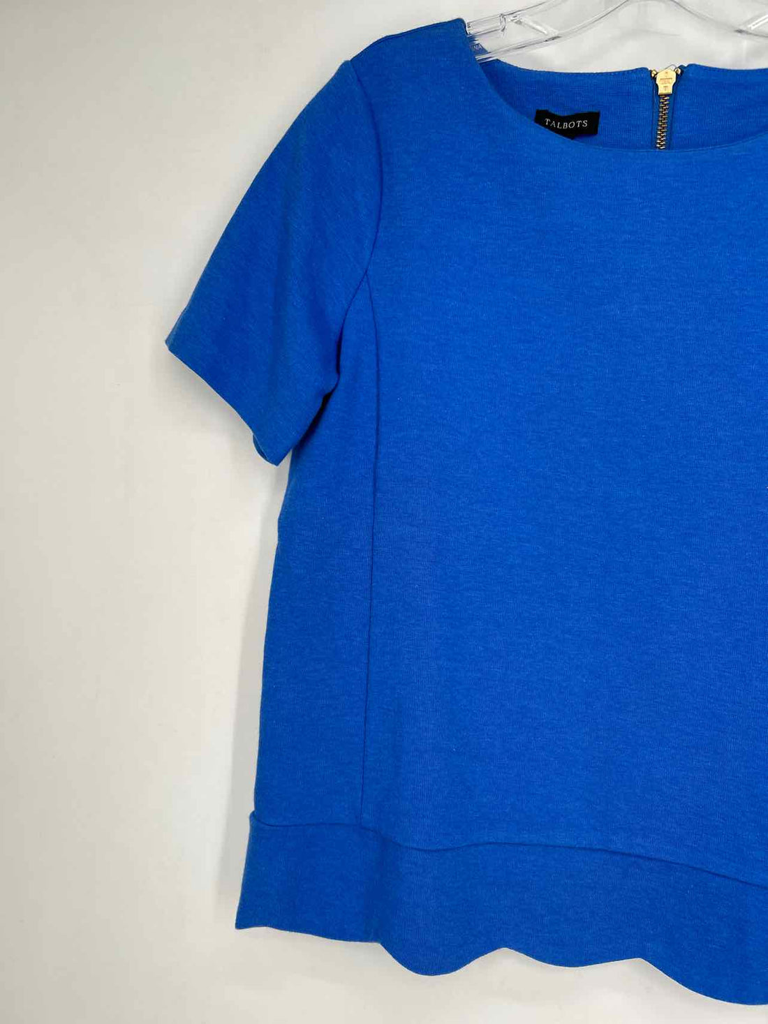 Talbots Size S Blue Short Sleeve