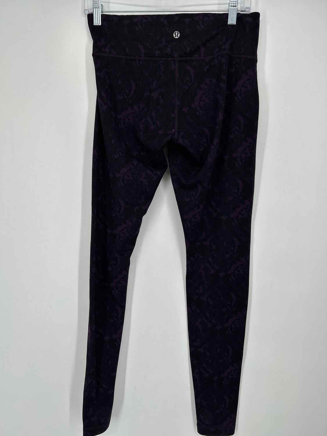 Lululemon Size 8 Purple & Black Active Leggings