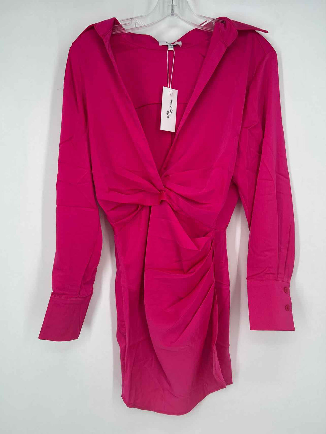 Edit by Nine Size S Hot Pink Satin NWT Dress a
