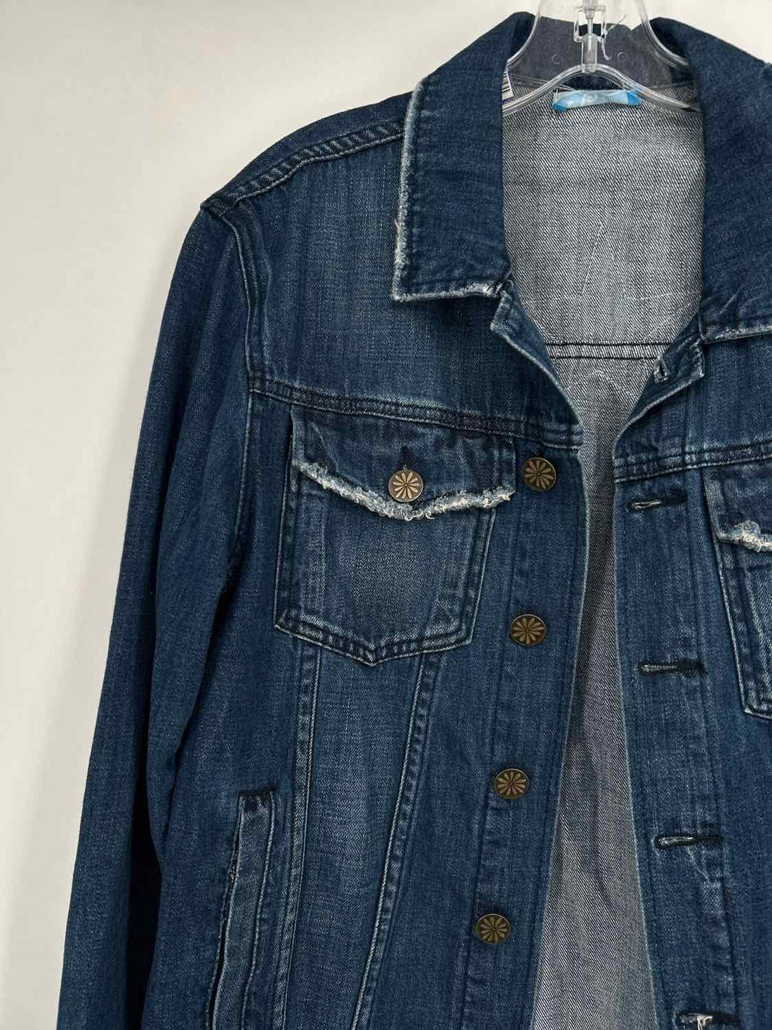 Mumu Blue Size S Dark Wash Denim Jacket