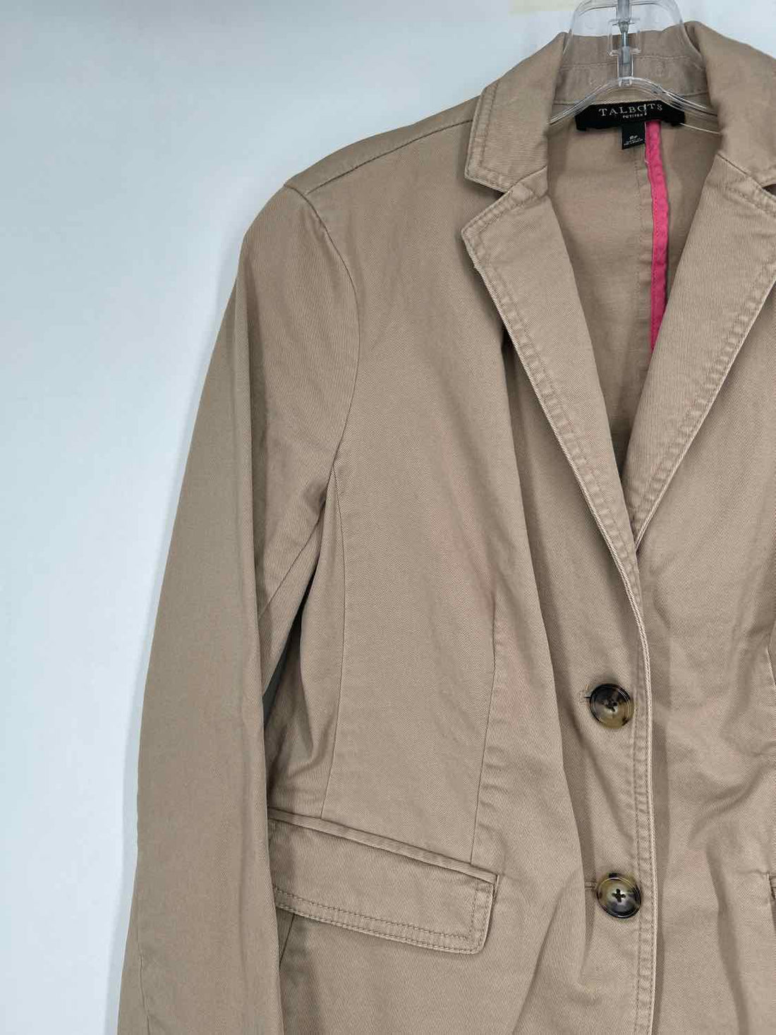 Talbots Size 8P Beige Blazer