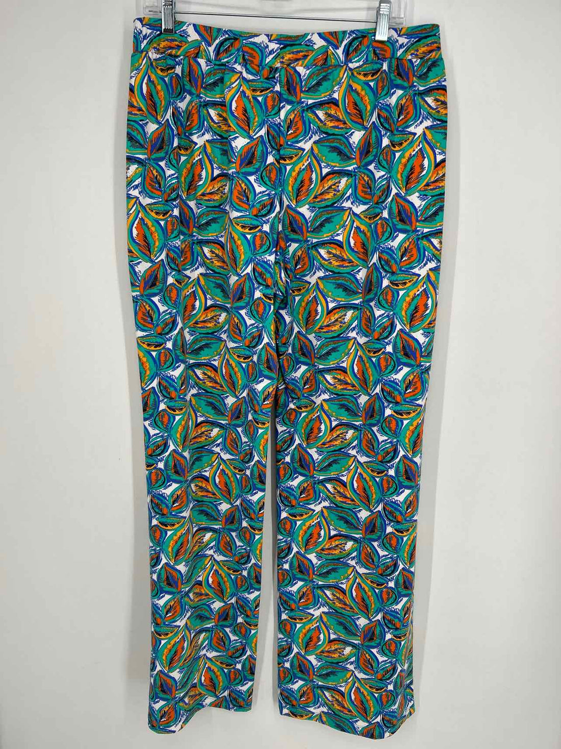 Katherine Way Size 22 Green Print Pants