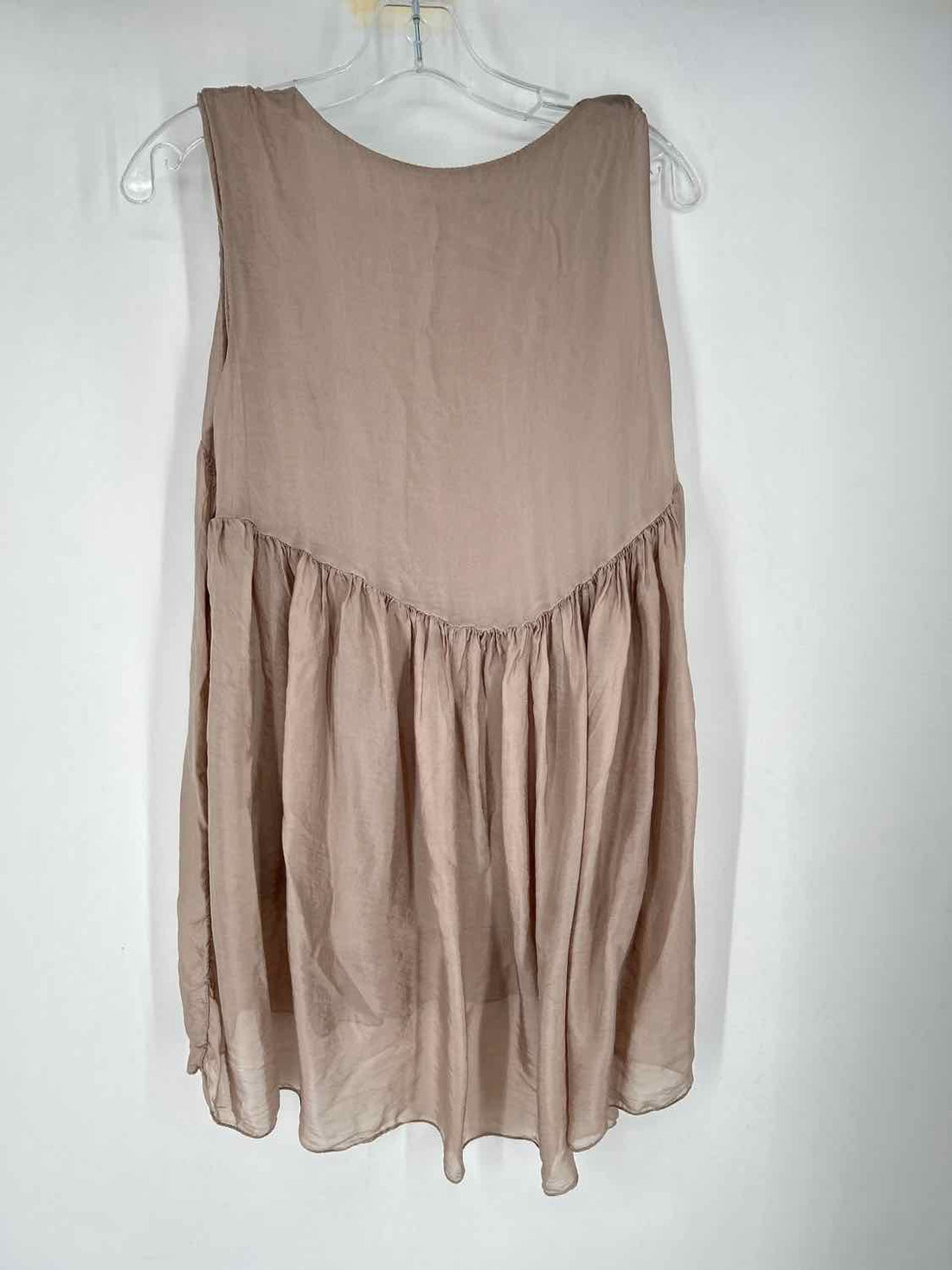 Made in Italy Size OS Tan Sleeveless